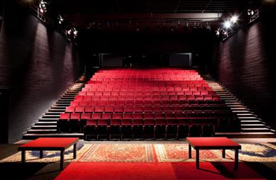 Teatro. Fotografía de Paco Gómez (Fuente: https://www.condeduquemadrid.es/conde-duque/espacios/teatro [Consultado el 16 de abril de 2020])